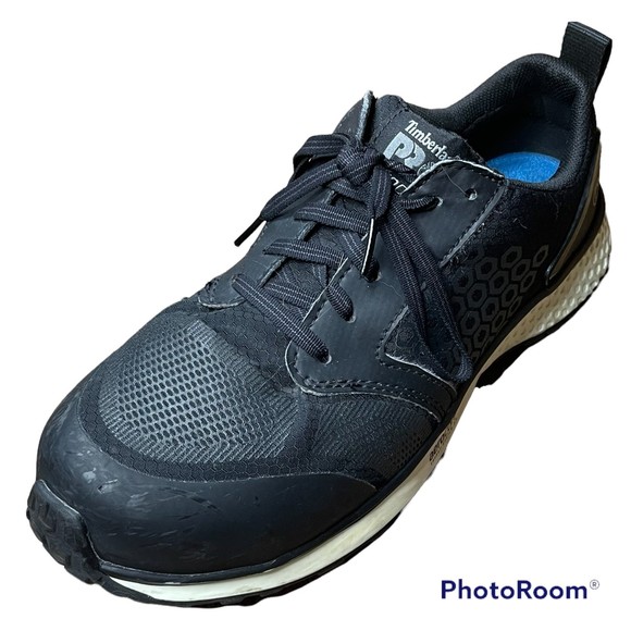 Timberland Pro Steal Toe Workwear Woman’s Black Utility Shoes Size 8.5 - Picture 1 of 11